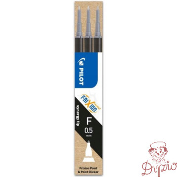 Wkład FRIXION POINT 0,5mm czarny (3szt) BLS-FRPS-B-S3 PILOT