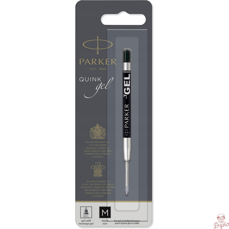 Wkład żelowy do długopisu 0,7mm czarny 1950344 PARKER