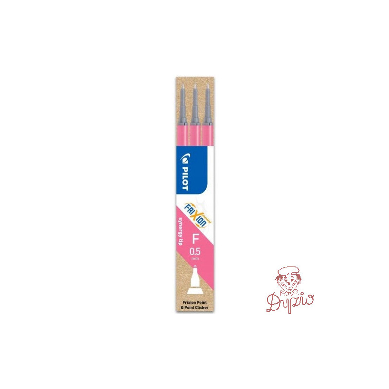Wkład FRIXION POINT 0,5mm różowy (3szt) BLS-FRPS-P-S7 PILOT