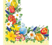 Serwetki Wielkanocne do koszyczka 33x33cm papierowe 20 sztuk na stół WN-033 AHA