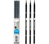 Wkłady do długopisu usuwalnego A 0.5mm czarny (3) AKR67K35-9 Happy Color