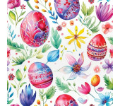 Serwetki Wielkanocne do koszyczka 33x33cm papierowe 20 sztuk na stół WN-099 AHA
