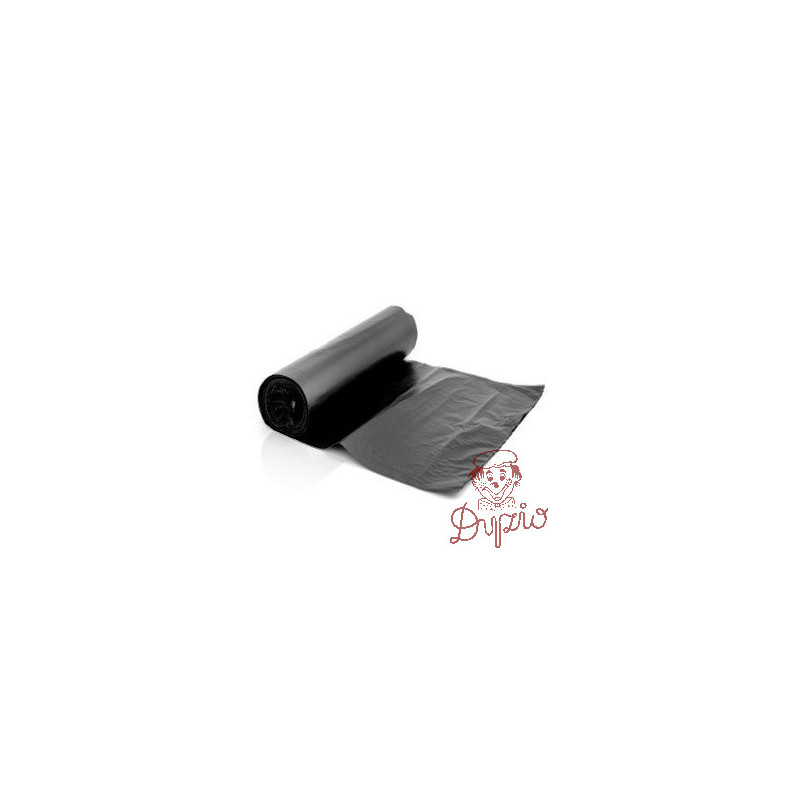 Worki na śmieci 35L LDPE czarne (20szt) 50cm/60cm