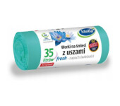 Worki na śmieci 35L z uszami wytrzymałe (24szt) zielone (LDPE) świeży zapach WNS-3881V1 STELLA