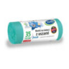 Worki na śmieci 35L z uszami wytrzymałe (24szt) zielone (LDPE) świeży zapach WNS-3881V1 STELLA