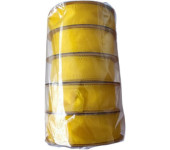 Wstążka organza szer. 4cm jasnożółta GIMAR