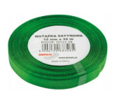 Wstążka satynowa 12mm/32m ws12-19 zielona BREWIS