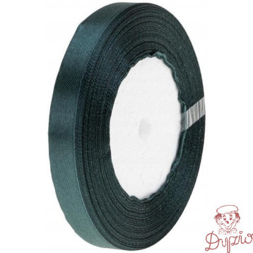 Wstążka satynowa 12mm/32m butelkowa zieleń WS12-74 BREWIS