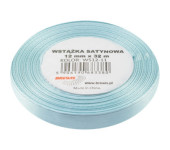 Wstążka satynowa 12mm/32m błękitna BREWIS