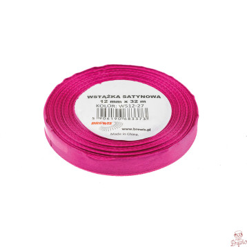 Wstążka satynowa 12mm/32m biskupi BREWIS