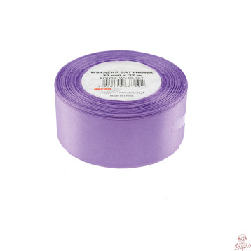 Wstążka satynowa 38mm/32m lawendowy BREWIS