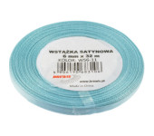 Wstążka satynowa 6mm/32m błękitna BREWIS