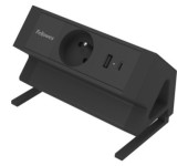 Listwa zasilająca 2m Power Desk Typ E czarna 100137174 FELLOWES