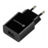 Ładowarka sieciowa 230V EVERACTIVE SC-100B 1xUSB 1A czarna 1W