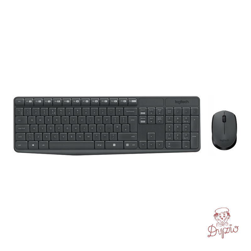 Klawiatura + mysz bezprzewodowa LOGITECH MK235 Wireless RF 920-007931