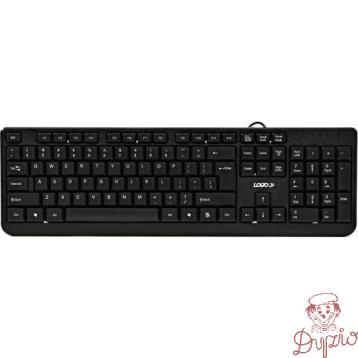 Klawiatura LOGO CUT USB czarna (Cut US)