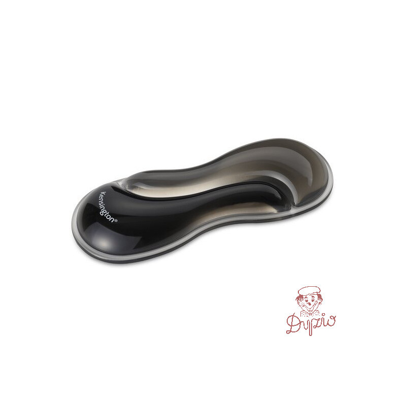 Podkładka żelowa szara Slim Duo Gel pod nadgarstek do myszy/trackballa K62438WW KENSINGTON