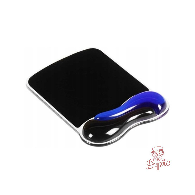 Podkładka żelowa pod mysz DUO GEL z podpórką pod nadgarstek niebiesko-czarna 62401 KENSINGTON