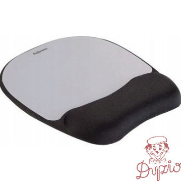 Podkładka pod mysz i nadgarstek FELLOWES Memory Foam Plasma czarna 9175801