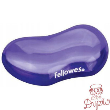 Podkładka pod nadgarstek żelowa Crystal fioletowa FELLOWES 91477-72