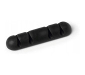 Klipsy samoprzylepne na 4kable (2szt) grafitowy 504037 DURABLE Cavoline Clip 4