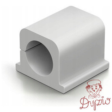 Klipsy samoprzylepne CAVOLINE CLIP PRO 2, na 2 kable, większy przekrój, 504310 DURABLE