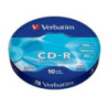 Płyta CD-R 700MB VERBATIM 52x wrap (10) extra protection 43725