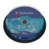 Płyta CD-R 700MB VERBATIM 52x cake (10szt) Extra Protection 43437