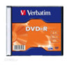 Płyta DVD-R 4,7GB VERBATIM slim 16x Matt Silver 43547