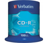 Płyta CD-R 700MB VERBATIM 52x cake (100) Extra Protection 43411