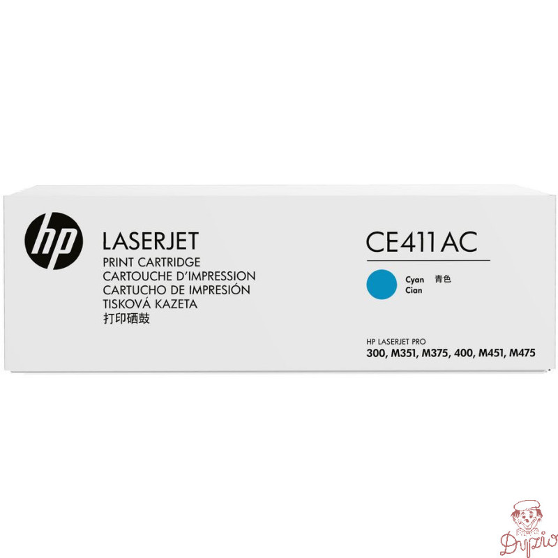 Toner HP 305A (CE411AC) niebieski 2600str korporacyjny