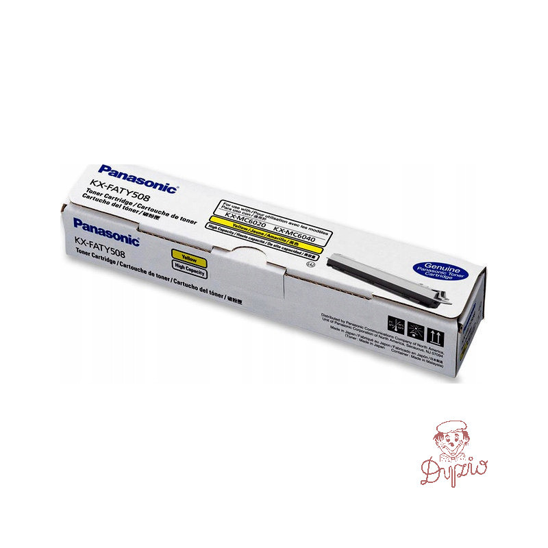 Toner PANASONIC (KX-FATY508E) żółty 4000str KX-MC6020PD