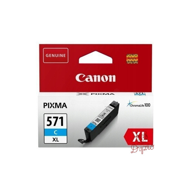Tusz CANON (CLI-571C XL/0332C001) niebieski 10,8ml/680str