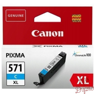 Tusz CANON (CLI-571C XL/0332C001) niebieski 10,8ml/680str