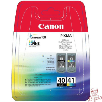 Tusz CANON (PG-40+CL-41/0615B043) czarny + kolor (2szt) 330str+303str