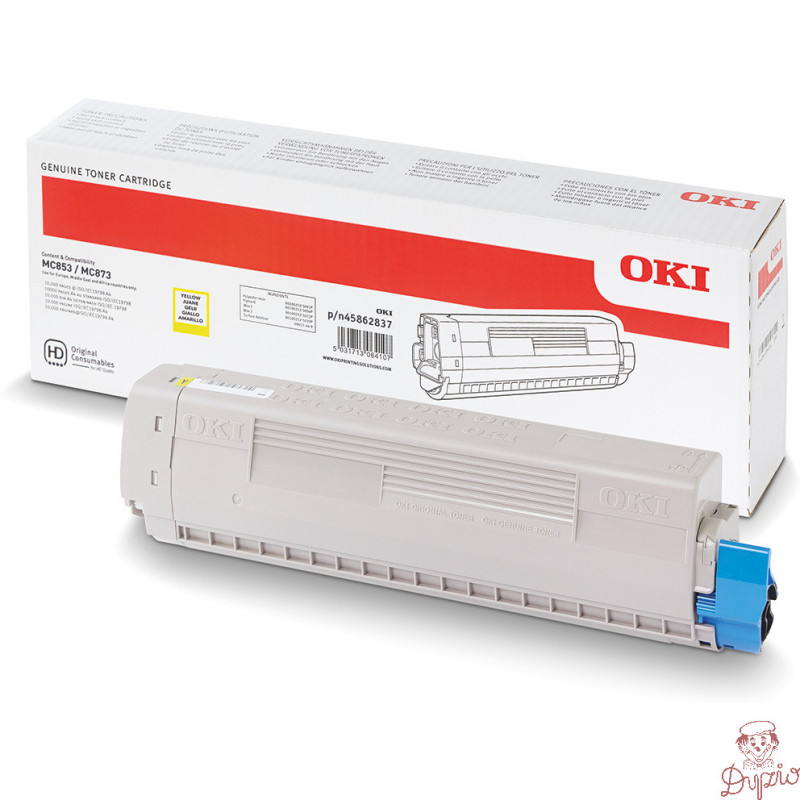 Toner OKI (45862837) żółty 7300str