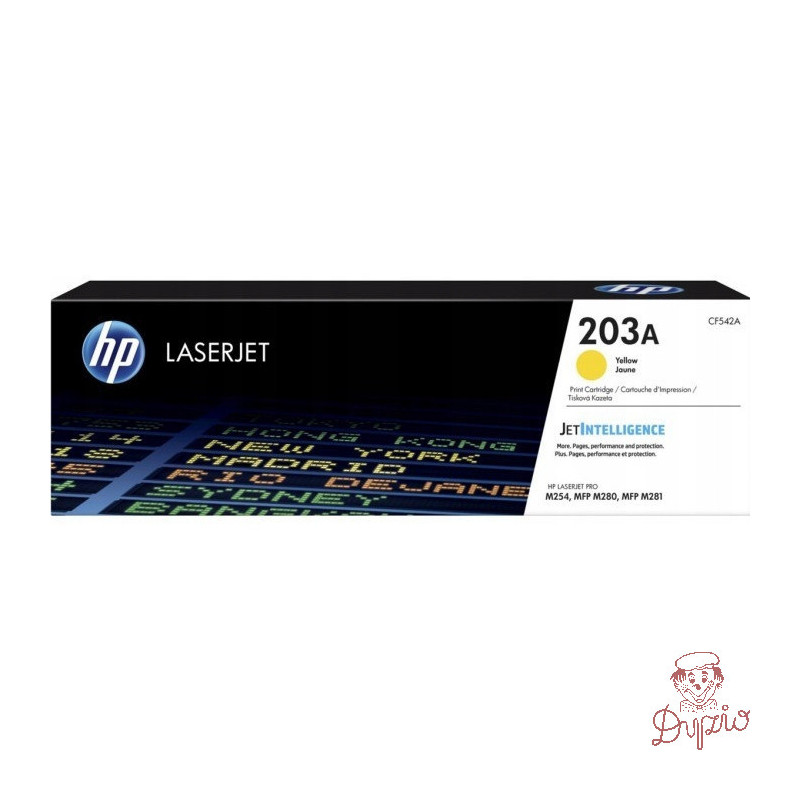 Toner HP 203A (CF542A) żółty 1300str