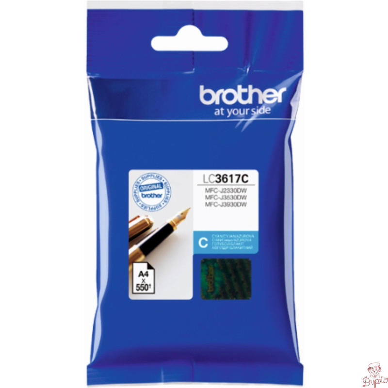 Tusz BROTHER (LC3617C) niebieski 550str
