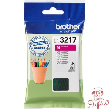 Tusz BROTHER (LC3217M) purpurowy 550str