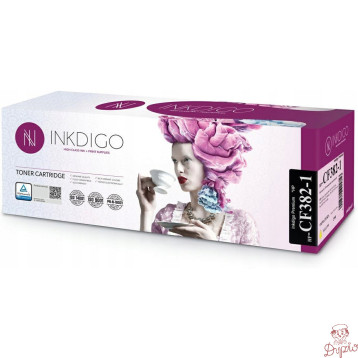 Toner INKDIGO (HP-CF382-1) żółty 2700str zamiennik HP (312A/CF382A)