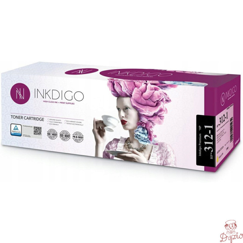 Toner INKDIGO (HP-312/352-1) żółty 1000str zamiennik HP (126A/CE312A/130A/CF352A)