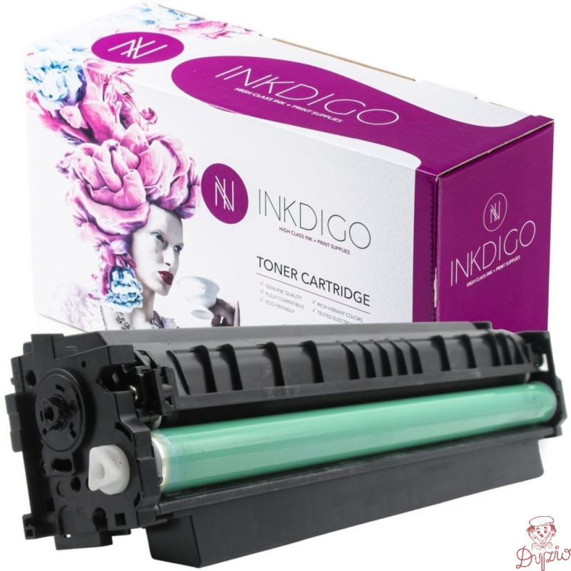 Toner INKDIGO (CA-046XC/CF411X-1) niebieski 5000str zamiennik CANON (046HC/1253C002)/HP (410X/CF411X)
