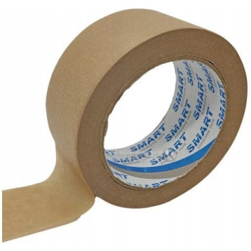 Taśma papierowa 48x50m KRAFT brązowa kauczuk SOLVENT SMART Taśma papierowa 48x50m KRAFT brązowa kauczuk SOLVENT SMART