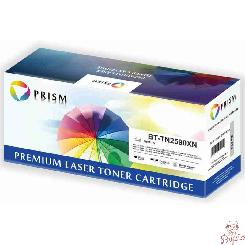 Toner PRISM (ZBL-TN2590XN) czarny 3000str zamiennik BROTHER (TN2590XL)