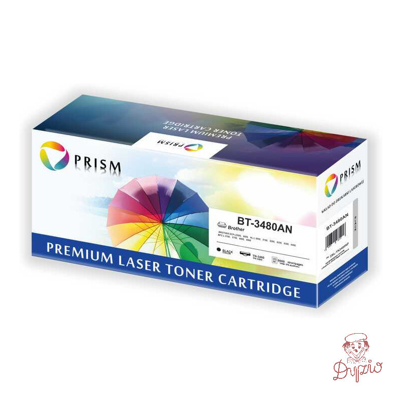 Toner PRISM (ZBL-TN3480NP) czarny 8000str zamiennik BROTHER (TN-3480)