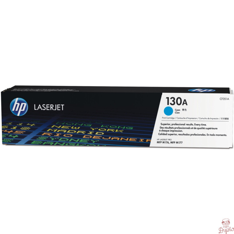 Toner HP 130A (CF351A) niebieski 1000str