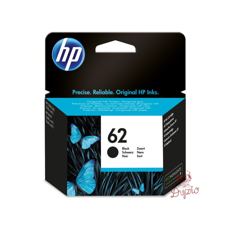 Tusz HP 62 (C2P04AE) czarny 200str/4ml