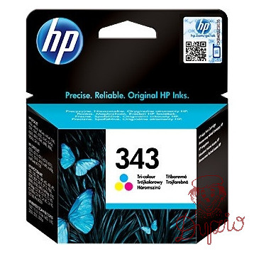 Tusz HP 343 (C8766EE) kolor 260str 460/5740/5745/5940/6520/6540