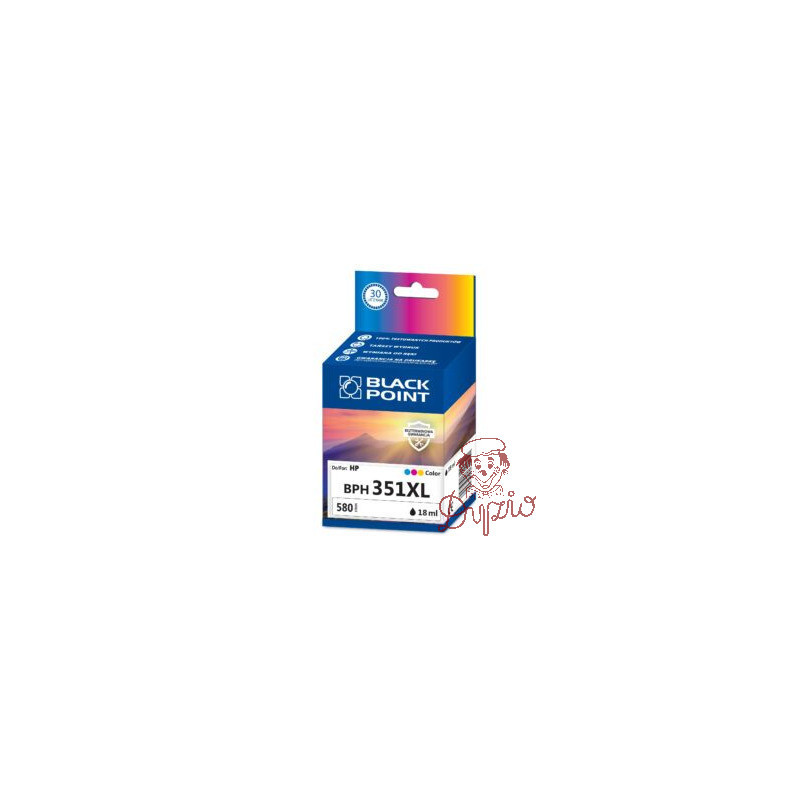 Tusz BLACK POINT (BPH351XL) kolor 580str zamiennik HP (351XL/CB338EE) C280/5280/4260/6410/5780