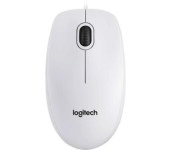 Mysz przewodowa LOGITECH B100 USB biała 910-003360